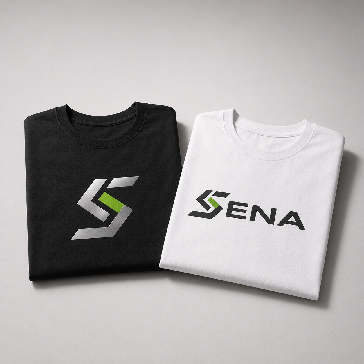 Pack T-shirts SENA noir et blanc