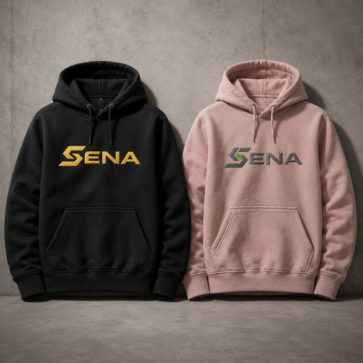Hoodie Signature Noir vue alternative